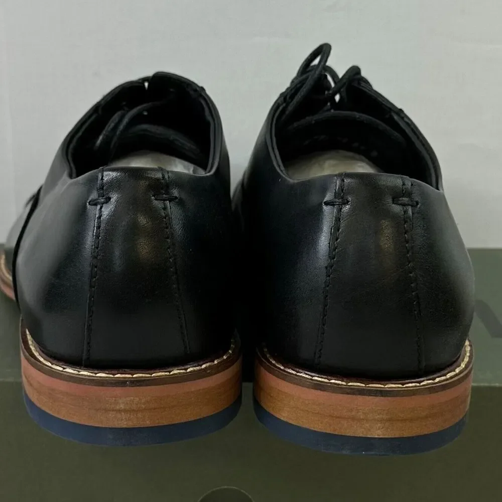 Floyd Lotte Black Men's Oxford‎ Dress Shoes Sz 9